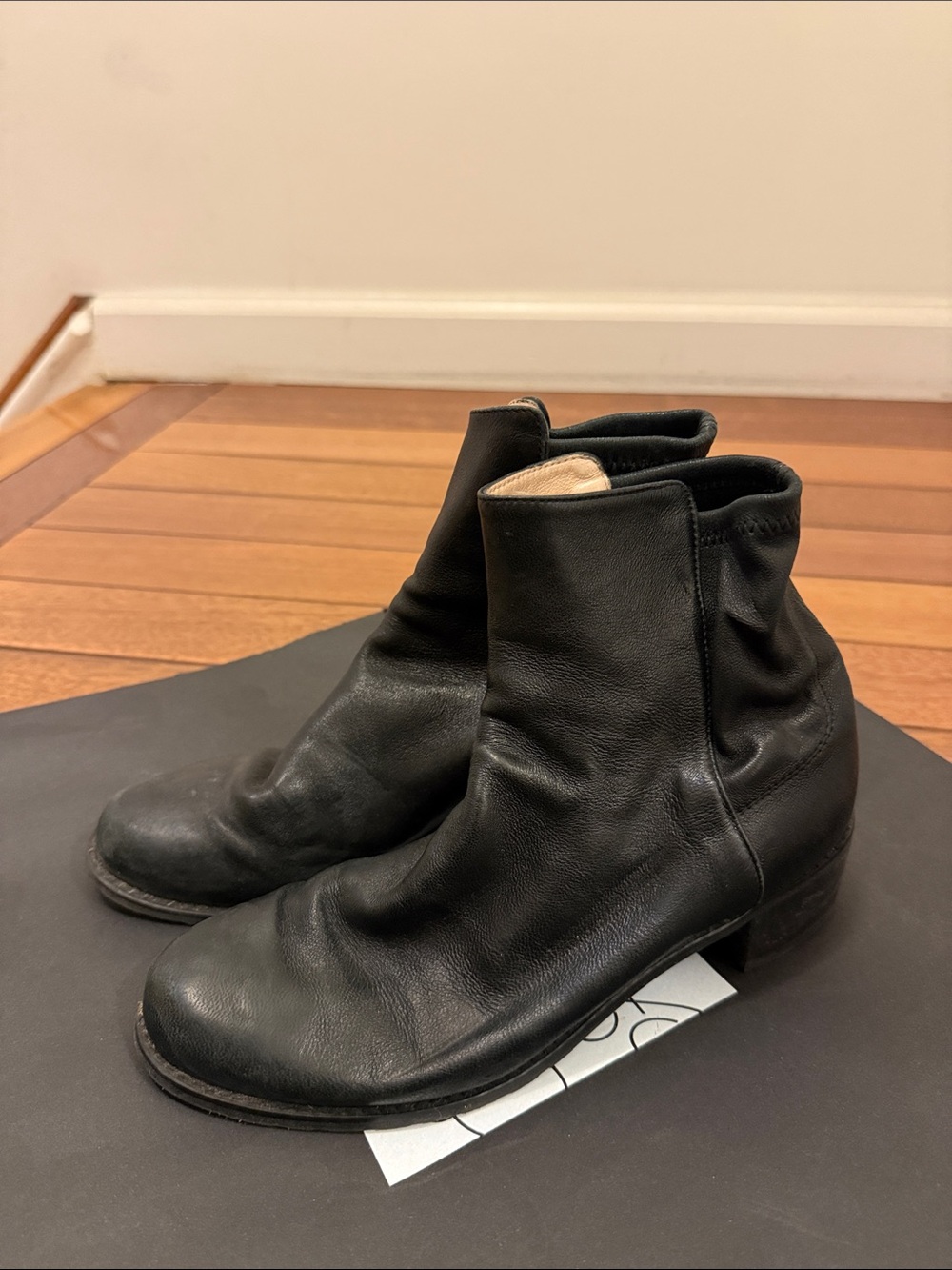 Stuart Weitzman Leather Ankle Boots 5.5